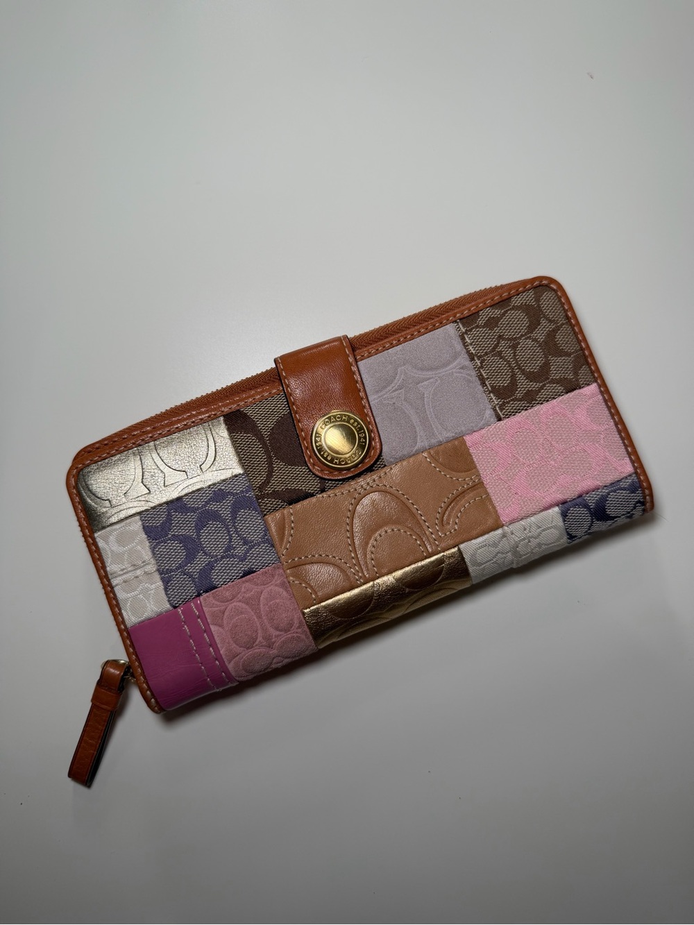 VINTAGE COACH  patchwork wallet